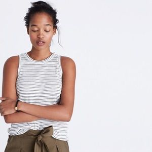 Madewell Striped Circuit Rib Tank